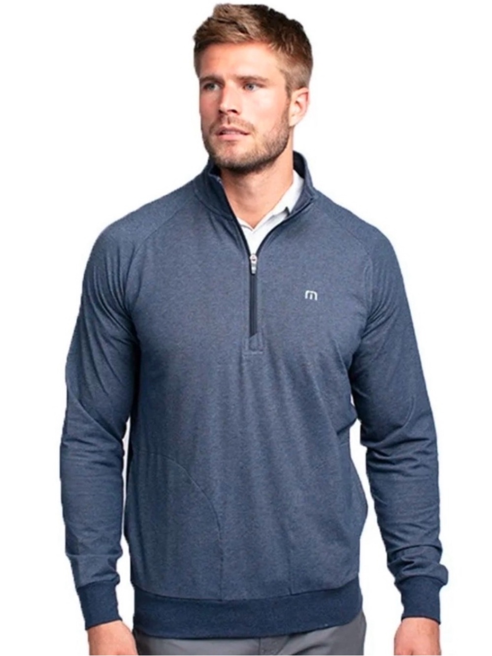 Travis Mathew Zachary Quarter Zip Long Sleeve Size Medium